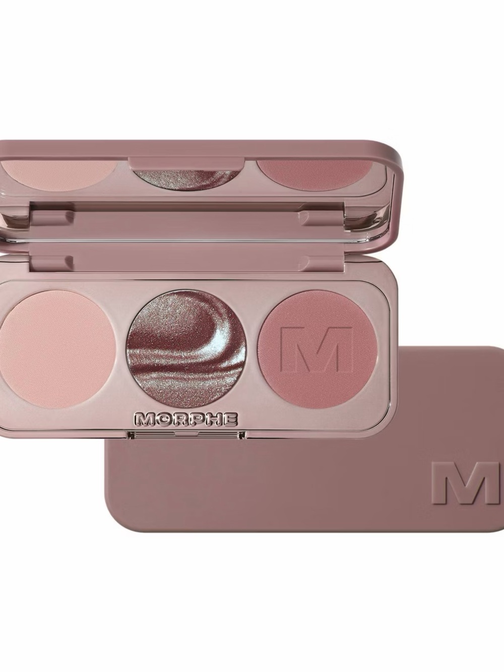 Morphe Trio Eyeshadow- Soft Pink, Dusty Rose, Champagne